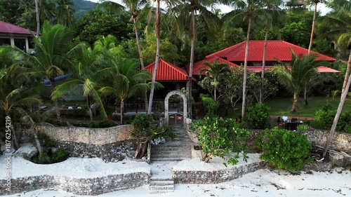 Wallpaper Mural Cinematic footage taken with a drone from a little town in the Philippines  Torontodigital.ca