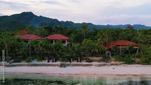 Wallpaper Mural Cinematic footage taken with a drone from a little town in the Philippines  Torontodigital.ca