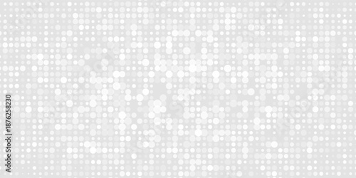 Dot white gray wave light technology texture background. Abstract big data digital concept. 3d rendering.