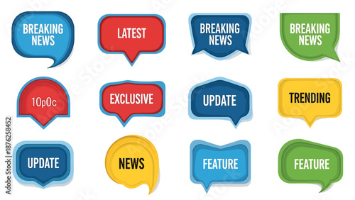 News Speech Bubbles