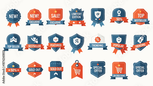 Collection of Sale and Special Offer Badges