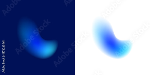 Abstract liquid gradient circle features neon colors inside pearl blot surface, falling drops, elastic form, curved shape. Electric glow illumination enhances shine. Vector png banner emblem.