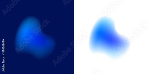 Abstract liquid gradient circle shows neon colors inside metallic blot layer, floating drops, layered color form, dynamic shape. Luminous aurora shimmer appears. Vector png banner object.