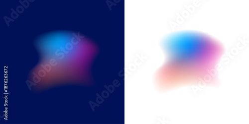 Abstract liquid gradient circle reveals neon colors across ceramic blot texture, drifting drops, organic form, natural shape. Electric shimmer glow appears. Vector png banner sign.