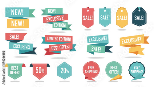 Assorted Sale and Offer Badge Set