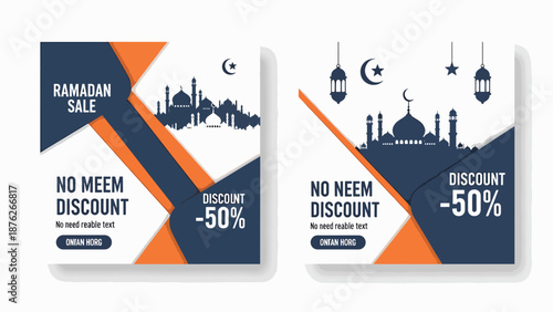 Ramadan Kareem Sale Advertisement Designs