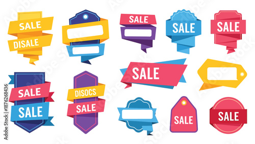Sale Labels and Badges Collection