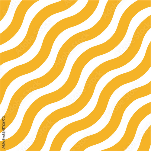 Abstract yellow diagonal wavy lines