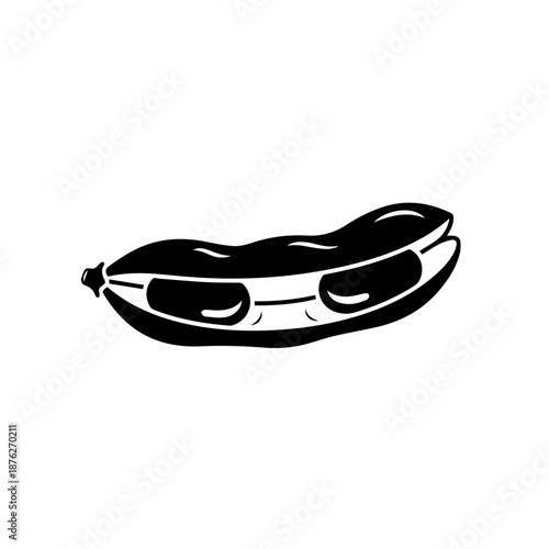 Sleek sunglasses with metal frame isolated on white background, Vector