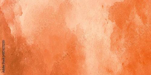 A soft and dreamy watercolor background with gentle peach and orange hues blended together seamlessly