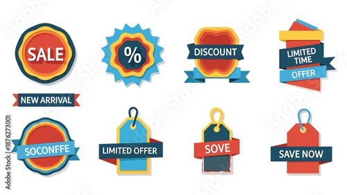 Sale Sticker Collection