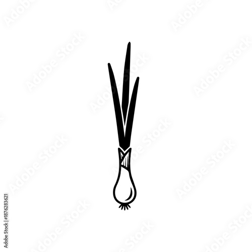 Classic tongs for cooking isolated on white background, Vector