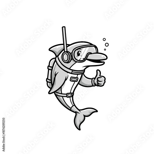 Funny cartoon frog character in a cute vector illustration style