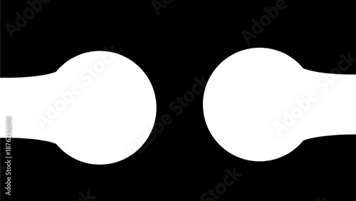 Minimal abstract aesthetic capturing modern simplicity with controlled visual rhythm