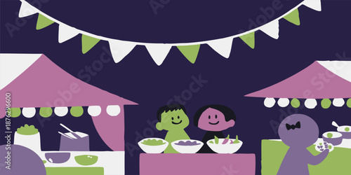 Culinary Delights at a Vibrant Food Festival