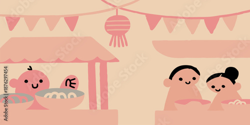 Culinary Delights at a Vibrant Food Festival