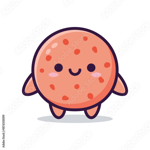 Adorable Cookie Character Illustration