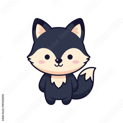 Adorable Cartoon Fox Illustration