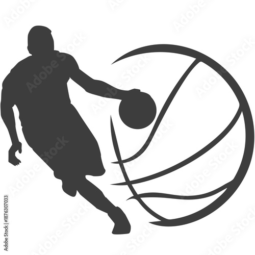 basketball player silhouette
