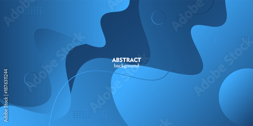 Blue wave abstract background. Simple wave background pattern. Minimalist abstract banner background. EPS10 vector.