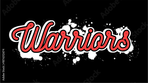 warriors, Motivational slogan quote t shirt design  