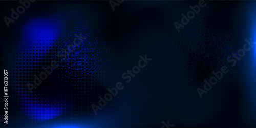Dot white blue wave light screen gradient texture background. Abstract technology big data digital background.