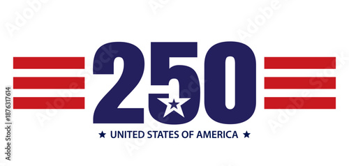 250th anniversary USA Background Logo