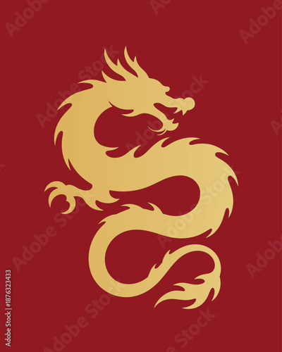 red chinese dragon