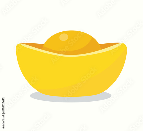 Chinese Gold Ingots / Yuanbao Vector Illustration