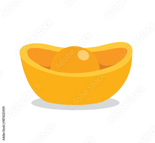 Chinese Gold Ingots / Yuanbao Vector Illustration