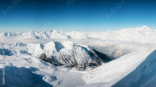 Paysage Les Arcs 2000 en Savoie