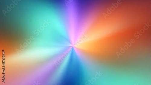 Colorful Radial Gradient Burst Background abstract