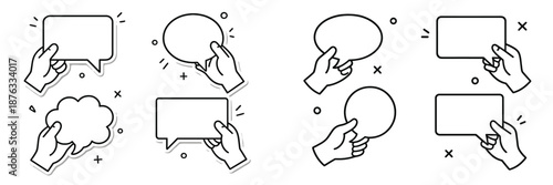 Creative conversation bubbles for diverse communication needs