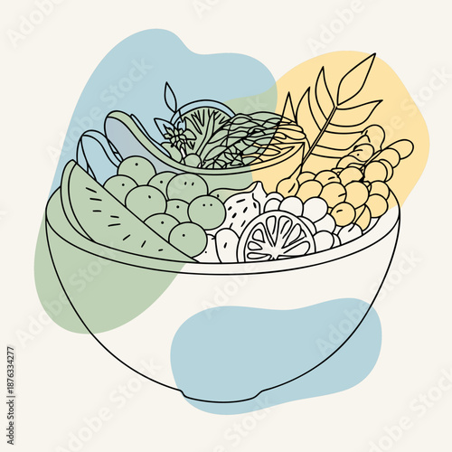 Nourishing Delights - Healthy Eating Plate