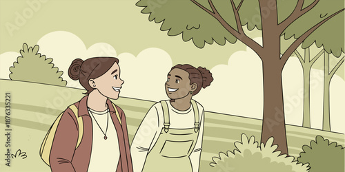 Friendly Get-Together in the Park