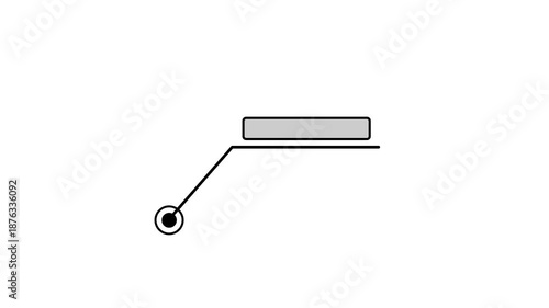 Animation of HUD elements on background. HUD call out elements pack animation on background.