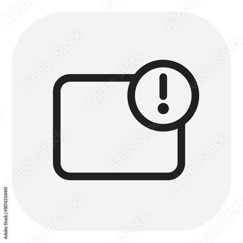 System Alert Notification icon