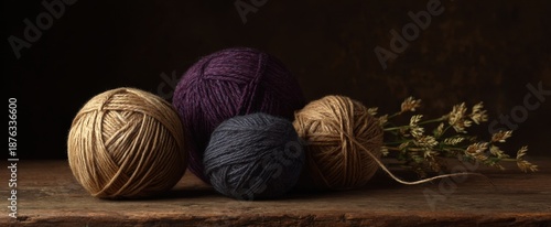 old yarn balls dance like whispers unwinding threads of memory and warmth