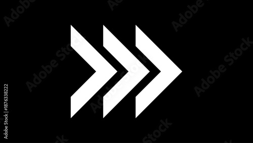 abstract technology arrow moving forward digital