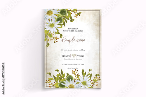 Save the date wedding invitation templates