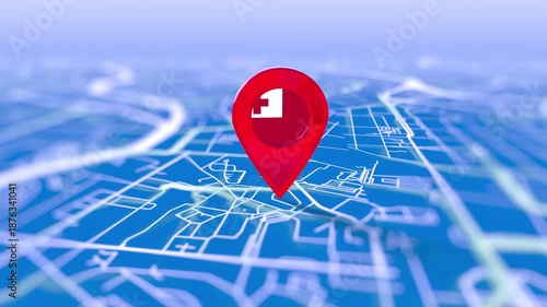 Tonga Flag Pin Location On Digital Map Revealing By Cloth