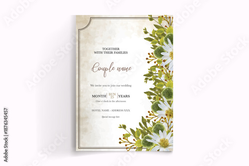 Save the date wedding invitation templates