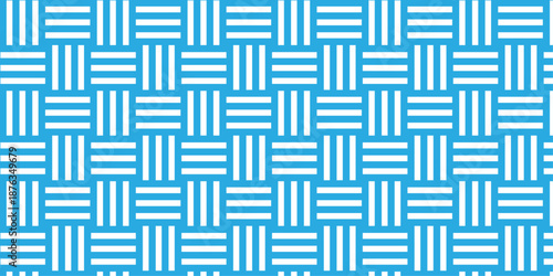 Minimal line Seamless geometric pattern with shapes. Decoration and maze ornament square wall tile.