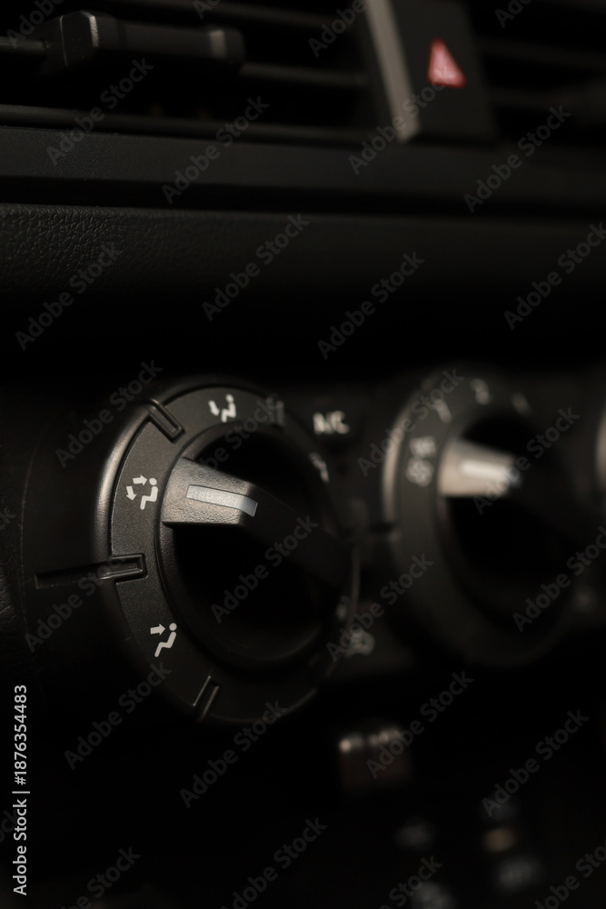 Fototapeta premium Car air conditioning systems should be maintained regularly to ensure efficient operation and extend their lifespan.