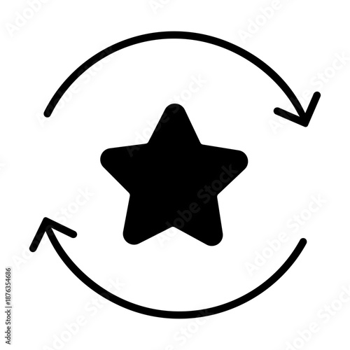 Reward vector icon. premium Illustration sign.  prize symbol. trophy logo.