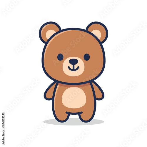 Cute Cartoon Bear Illustration