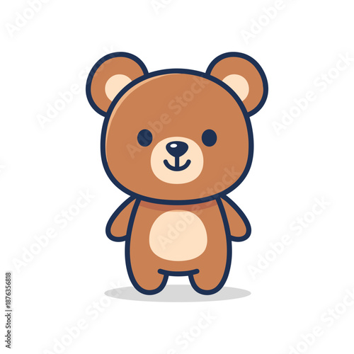Cute Cartoon Bear Illustration