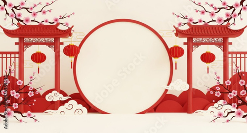 chinese new year greeting card