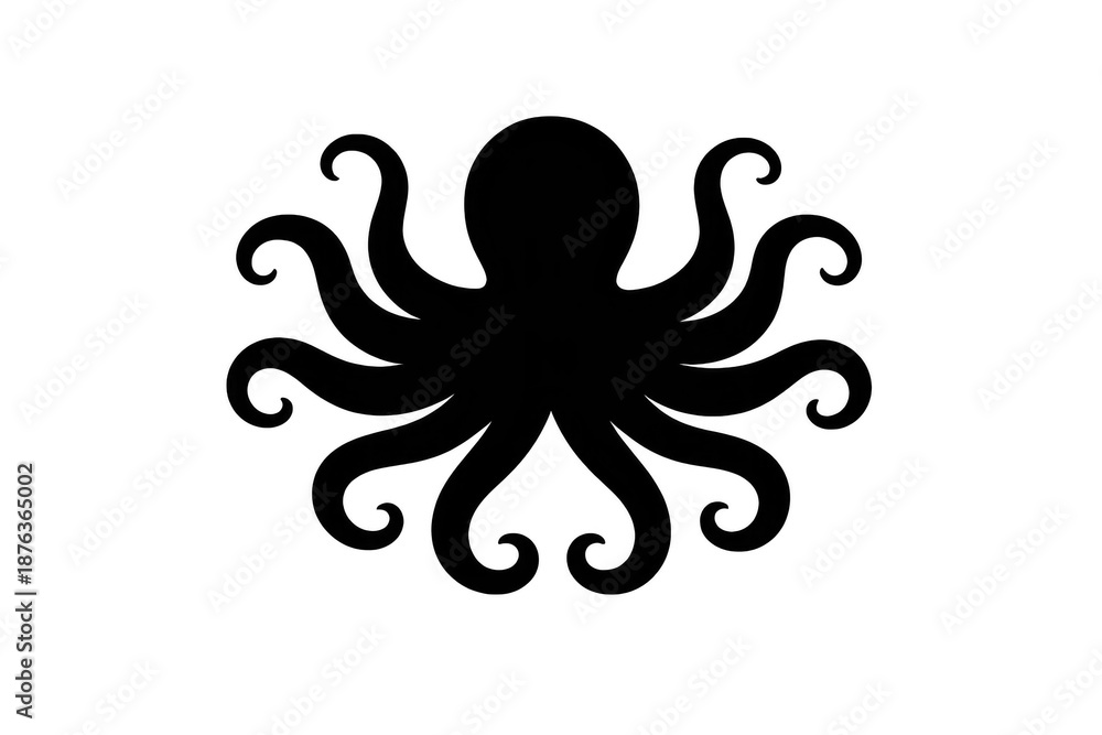 Obraz premium Solid black color on a completely transparent background image usage.