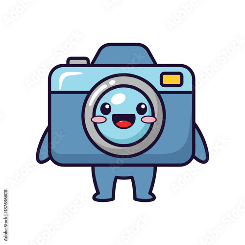 Cartoon Camera Character Illustration